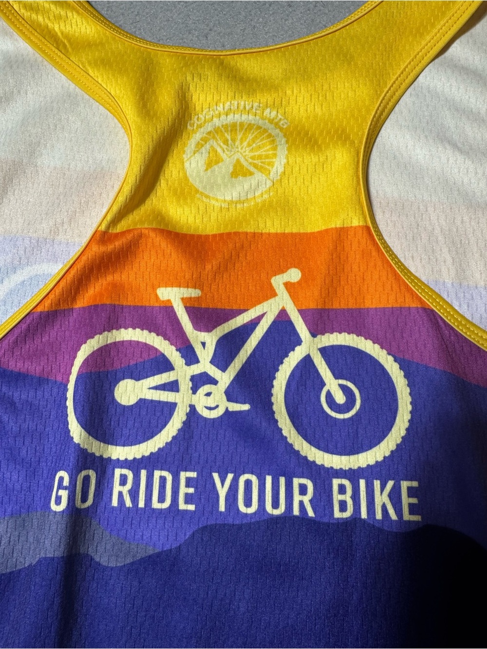 Native Yellow Racerback Athletic Tank - Picture 5 of 5